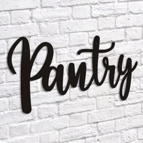 CIFbuy Metal Baked Paint Pantry Sign Wall Art Modern Kitchen Pantry Decor - TikTok, Temu Pickup (Option: defaulttitle)